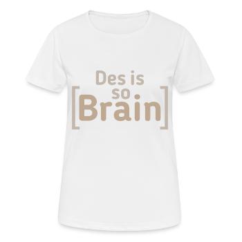 Youth Language Saying - Women's Breathable T-Shirt - white - Front - AI Model Female 172 dark (172cm)