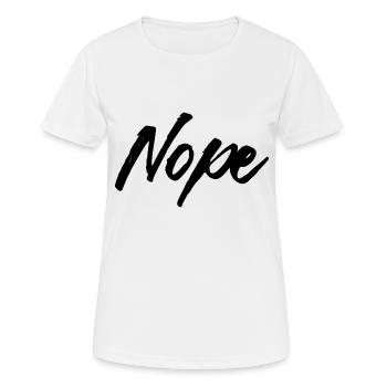 Non - T-shirt respirant Femme - blanc - Devant - AI Model Female 172 dark (172cm)