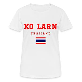 Ko Larn Thailand - Frauen T-Shirt atmungsaktiv - Weiß - Vorne - AI Model Female 172 dark (172cm)