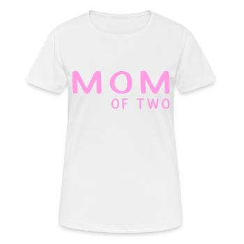 Maman dictons cadeau maman maman maman - T-shirt respirant Femme - blanc - Devant - AI Model Female 172 dark (172cm)