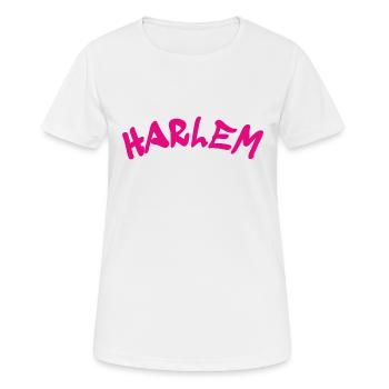 Harlem - New York City - États-Unis - Amérique - T-shirt respirant Femme - blanc - Devant - AI Model Female 172 dark (172cm)