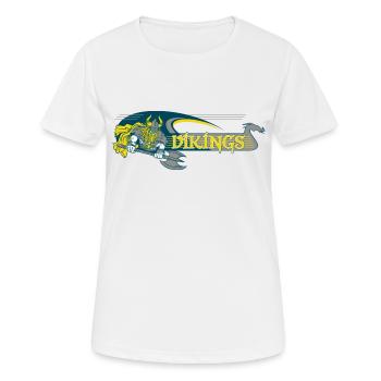 Wikinger - Frauen T-Shirt atmungsaktiv - Weiß - Vorne - AI Model Female 172 dark (172cm)