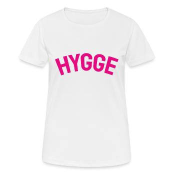 Hygge Scandinavian Lifestyle - Frauen T-Shirt atmungsaktiv - Weiß - Vorne - AI Model Female 172 dark (172cm)