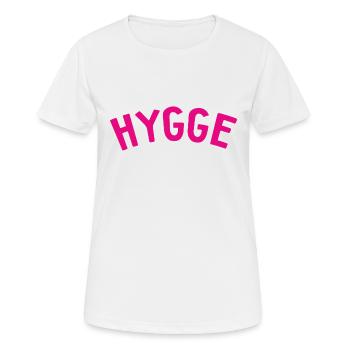 Hygge Style de vie scandinave - T-shirt respirant Femme - blanc - Devant - AI Model Female 172 dark (172cm)
