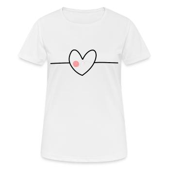 Tricot Tricot Crochet Tricoteur - T-shirt respirant Femme - blanc - Devant - AI Model Female 172 dark (172cm)