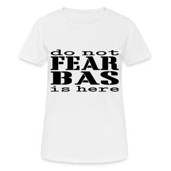 Do not fear Bas is here - Women's Breathable T-Shirt - white - Front - AI Model Female 172 dark (172cm)