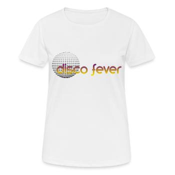 disco fever - Frauen T-Shirt atmungsaktiv - Weiß - Vorne - AI Model Female 172 dark (172cm)