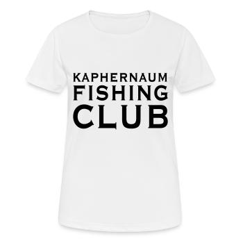 fishing solo - Frauen T-Shirt atmungsaktiv - Weiß - Vorne - AI Model Female 172 dark (172cm)