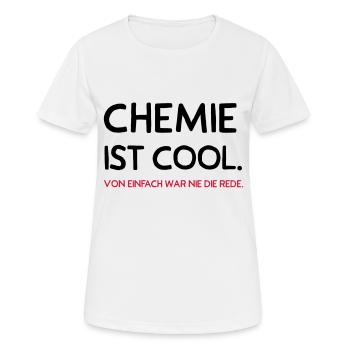 Chemie ist cool - Frauen T-Shirt atmungsaktiv - Weiß - Vorne - AI Model Female 172 dark (172cm)