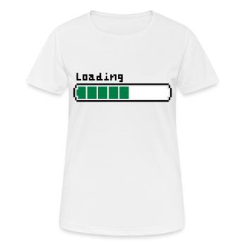 Loading - Women's Breathable T-Shirt - white - Front - AI Model Female 172 dark (172cm)