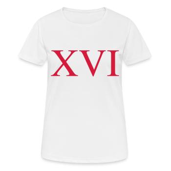 16 - T-shirt respirant Femme - blanc - Devant - AI Model Female 172 dark (172cm)