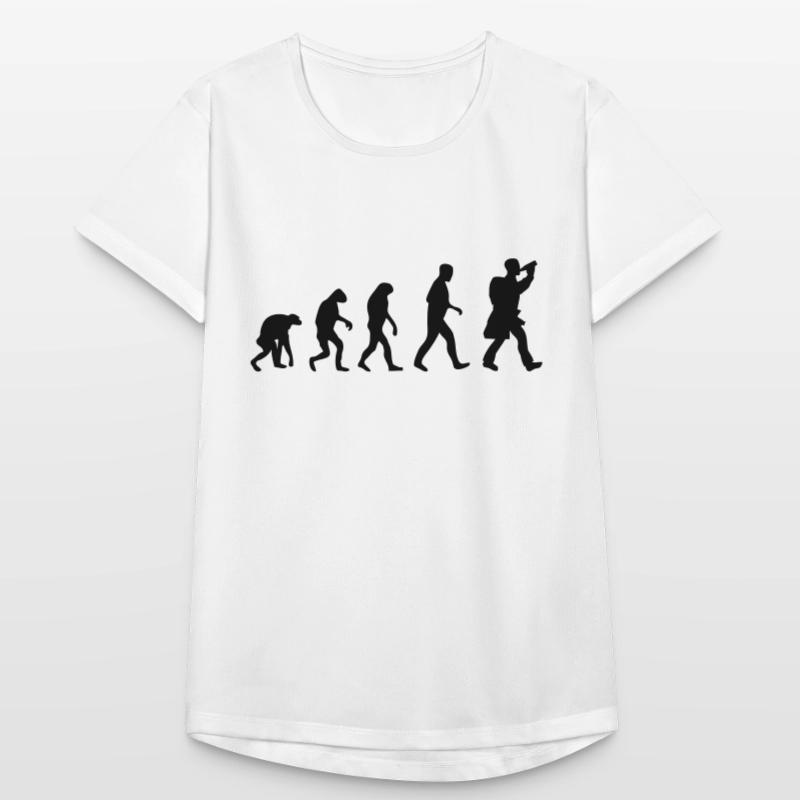 wanderer evolution fun Frauen T-Shirt atmungsaktiv