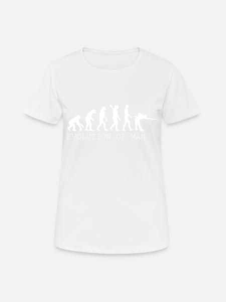 Billiards Snooker Pool - Women's Breathable T-Shirt - white