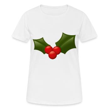 Smiley Holly - T-shirt respirant Femme - blanc - Devant - AI Model Female 172 dark (172cm)