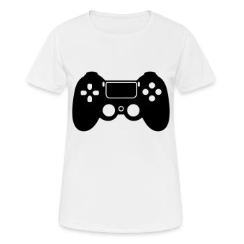 gaming - T-shirt respirant Femme - blanc - Devant - AI Model Female 172 dark (172cm)