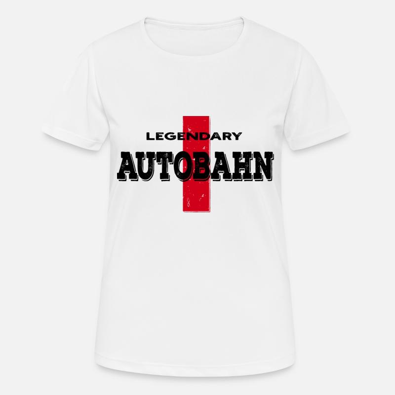 Legendary Highway - Women's Breathable T-Shirt - white