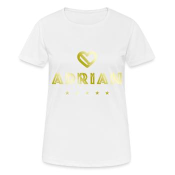 Adrian Herz - Women's Breathable T-Shirt - white - Front - AI Model Female 172 dark (172cm)