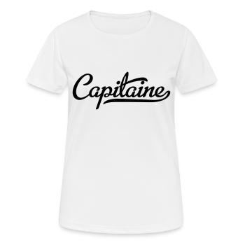 Capitaine - T-shirt respirant Femme - blanc - Devant - AI Model Female 172 dark (172cm)