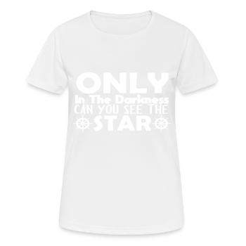 MARTIN LUTHER KÖNIG - Frauen T-Shirt atmungsaktiv - Weiß - Vorne - AI Model Female 172 dark (172cm)