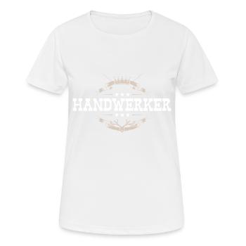 Handwerker Beruf - Frauen T-Shirt atmungsaktiv - Weiß - Vorne - AI Model Female 172 dark (172cm)