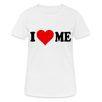 Iloveme - T-shirt respirant Femme - blanc - Devant - AI Model Female 172 dark (172cm)
