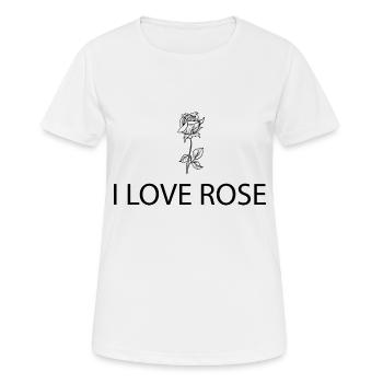 Flower Blume Pflanze - Frauen T-Shirt atmungsaktiv - Weiß - Vorne - AI Model Female 172 dark (172cm)