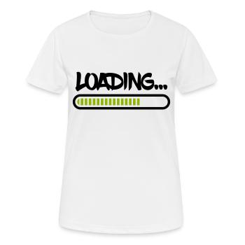 Loading - Women's Breathable T-Shirt - white - Front - AI Model Female 172 dark (172cm)