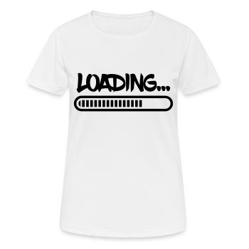 Loading - Women's Breathable T-Shirt - white - Front - AI Model Female 172 dark (172cm)