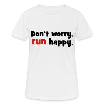 Courir - T-shirt respirant Femme - blanc - Devant - AI Model Female 172 dark (172cm)