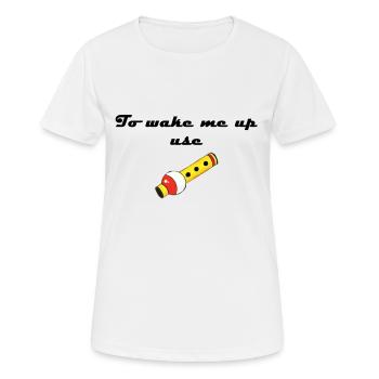 pokeflute - T-shirt respirant Femme - blanc - Devant - AI Model Female 172 dark (172cm)