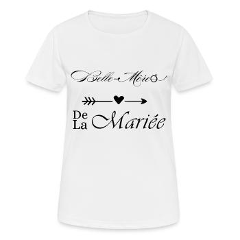 Schwiegermutter der Braut - Frauen T-Shirt atmungsaktiv - Weiß - Vorne - AI Model Female 172 dark (172cm)