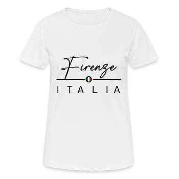 Italie - Florence - Florence - Italie - T-shirt respirant Femme - blanc - Devant - AI Model Female 172 dark (172cm)