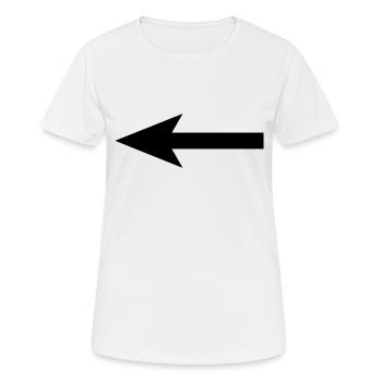 arrow - Women's Breathable T-Shirt - white - Front - AI Model Female 172 dark (172cm)