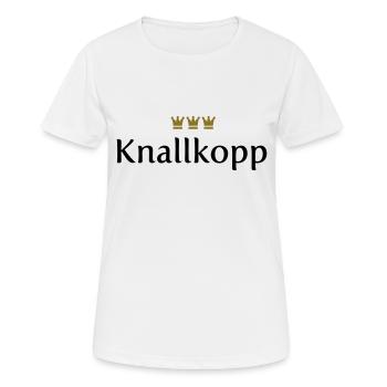 Bang Kopp (Köln / Kölsch / Carnaval) - T-shirt respirant Femme - blanc - Devant - AI Model Female 172 dark (172cm)