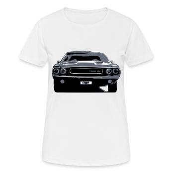 challenger r / t - Women's Breathable T-Shirt - white - Front - AI Model Female 172 dark (172cm)