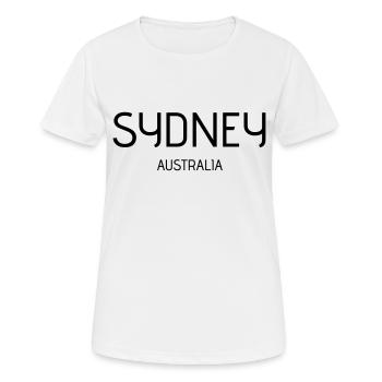 sydney - Women's Breathable T-Shirt - white - Front - AI Model Female 172 dark (172cm)