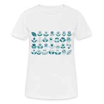 BAVOIR NATURE - T-shirt respirant Femme - blanc - Devant - AI Model Female 172 dark (172cm)