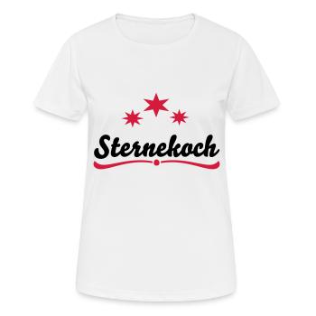 star chef - Women's Breathable T-Shirt - white - Front - AI Model Female 172 dark (172cm)