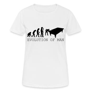 Billard Billard - T-shirt respirant Femme - blanc - Devant - AI Model Female 172 dark (172cm)