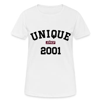 uni2001 - Women's Breathable T-Shirt - white - Front - AI Model Female 172 dark (172cm)