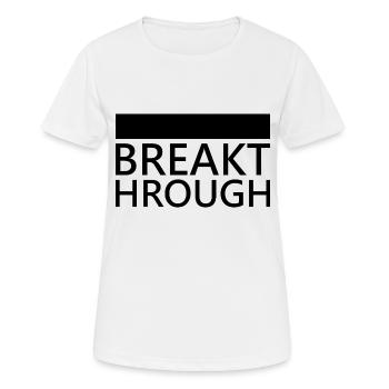 Christliche Sprüche - Frauen T-Shirt atmungsaktiv - Weiß - Vorne - AI Model Female 172 dark (172cm)