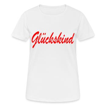 Glückskinder Warum manchen alles gelingt - Frauen T-Shirt atmungsaktiv - Weiß - Vorne - AI Model Female 172 dark (172cm)