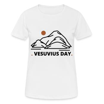 Le jour de vesuvius - T-shirt respirant Femme - blanc - Devant - AI Model Female 172 dark (172cm)