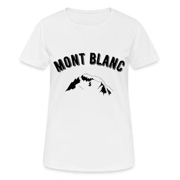 mont blanc - T-shirt respirant Femme - blanc - Devant - AI Model Female 172 dark (172cm)