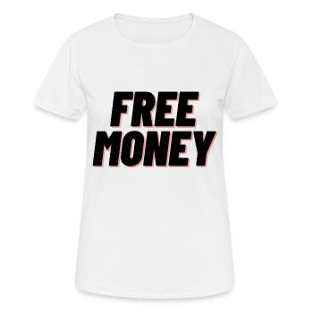 Money - Women's Breathable T-Shirt - white - Front - AI Model Female 172 dark (172cm)