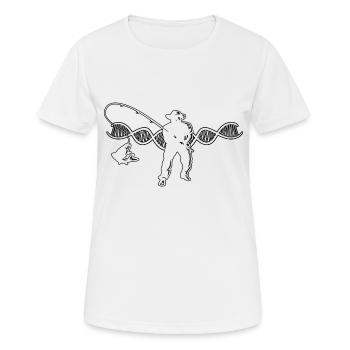 Fish hooks Fishing Fishing Fishing Fishing - Women's Breathable T-Shirt - white - Front - AI Model Female 172 dark (172cm)