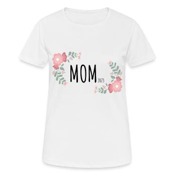 May 2023 - Women's Breathable T-Shirt - white - Front - AI Model Female 172 dark (172cm)