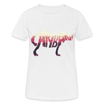 Capybara Silhouette - Women's Breathable T-Shirt - white - Front - AI Model Female 172 dark (172cm)