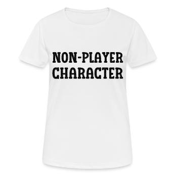 Nicht-Spieler-Charakter - Frauen T-Shirt atmungsaktiv - Weiß - Vorne - AI Model Female 172 dark (172cm)