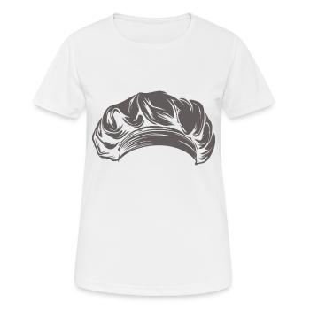 Toque - T-shirt respirant Femme - blanc - Devant - AI Model Female 172 dark (172cm)